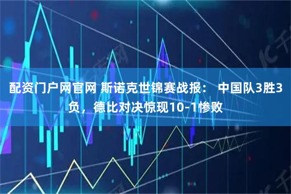 配资门户网官网 斯诺克世锦赛战报： 中国队3胜3负，德比对决惊现10-1惨败